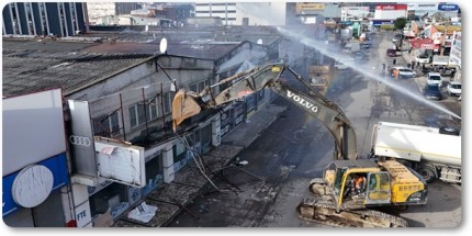Gülsan’da Tarihi Gün: İlk Yıkım Gerçekleşti